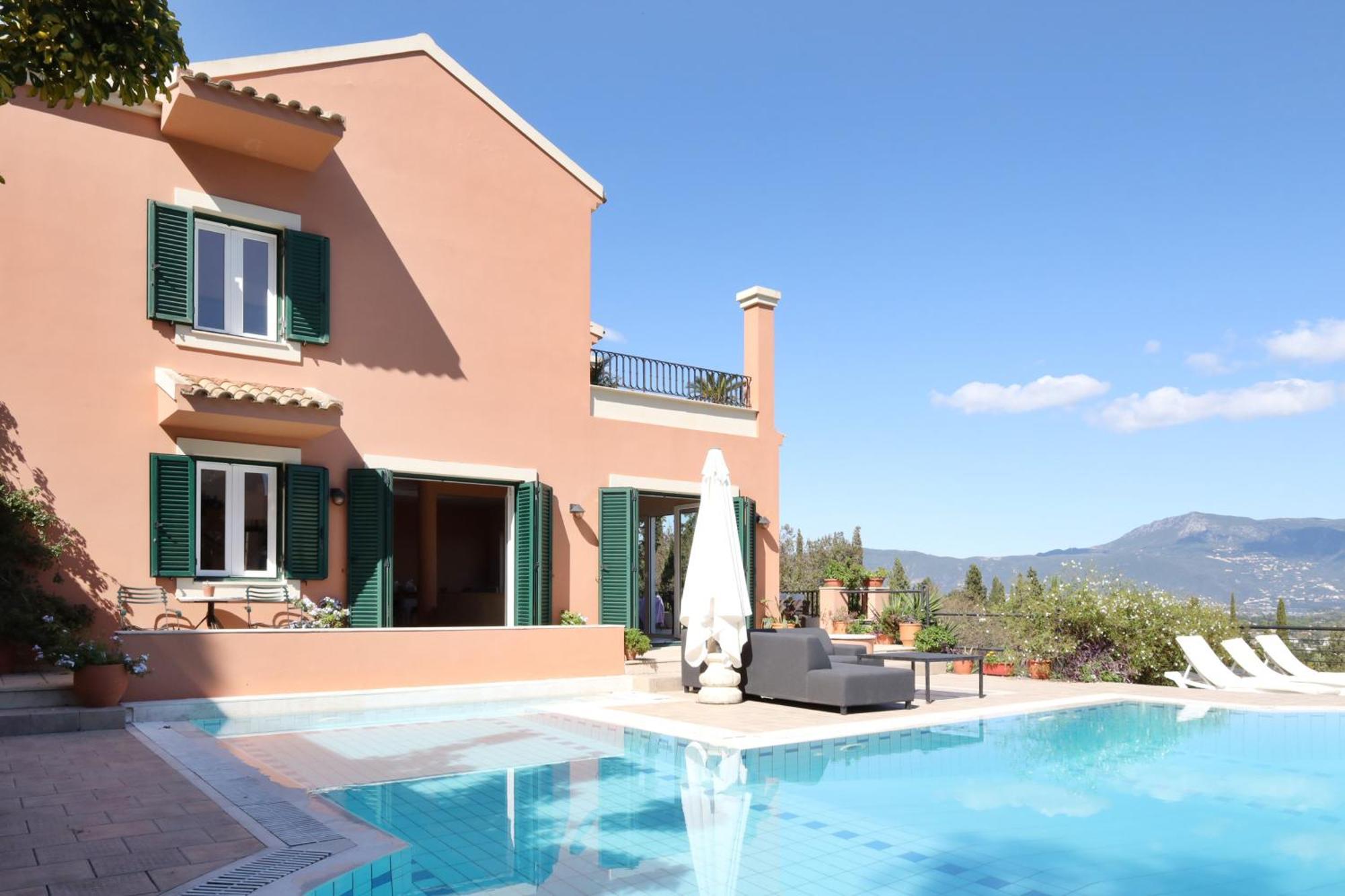 Casa T With Amazing Views In Corfu Villa Kontokali Exterior photo