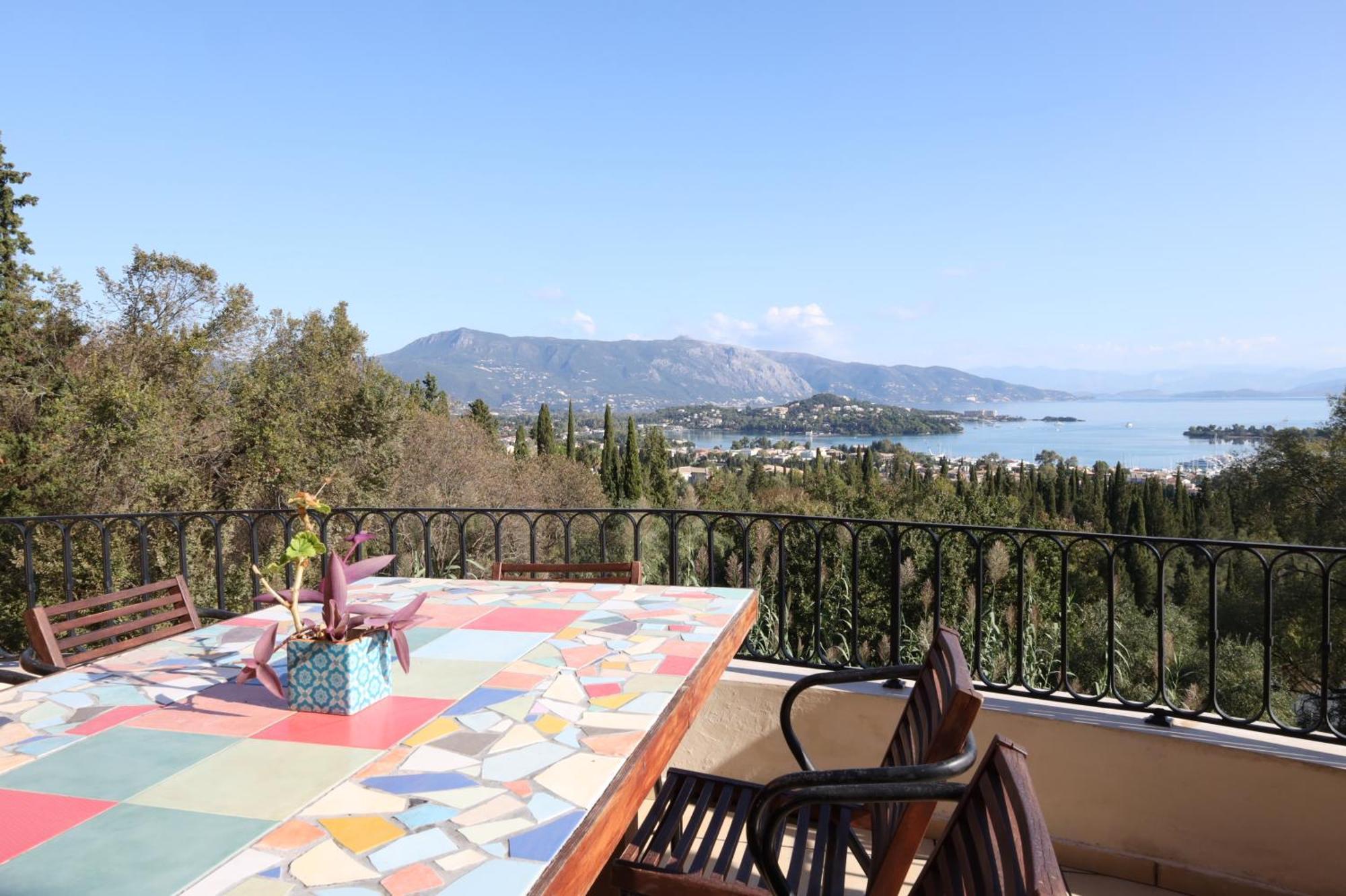 Casa T With Amazing Views In Corfu Villa Kontokali Exterior photo